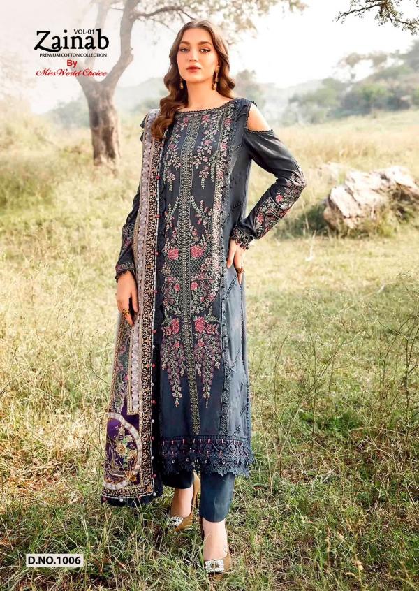 Miss World Zainab Vol-01 – Karachi Dress Material